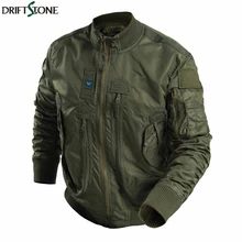 Для мужчин Тактическая Военная куртка теплые ветрозащитные пилот Ma-1 Куртка парка армии Курточка Бомбер с множеством карманов пальто XXXL