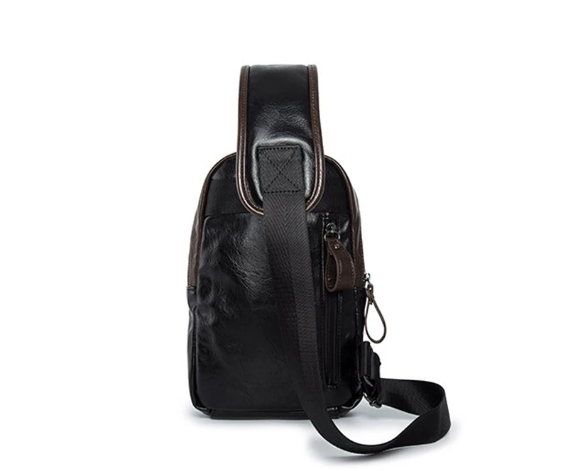 IPad нагрудные сумки для мужчин новая Ретро сумка через плечо для мальчиков водонепроницаемые пу кожаные сумки на плечо противоугонные путешествия мото& Байкерский мешок
