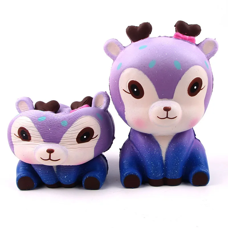 

Soft Slow Rising Squishy Toys Cute Lovely Big Size Galaxy Star Deer Cartoon Animal Squishy Toys With Good Smell Safe Squish Toys