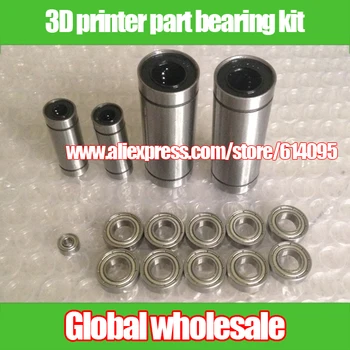 

1kit 3 D printer accessory Ultimaker linear/ball bearing kit LM12/6LUU 688-2RS 693ZZ / 3D printer part bearing kit