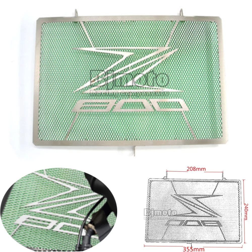 Мотоцикл решетка радиатора защитная решетка гриль крышка для Kawasaki Z800 Z 800 2013 аксессуары Нержавеющая сталь