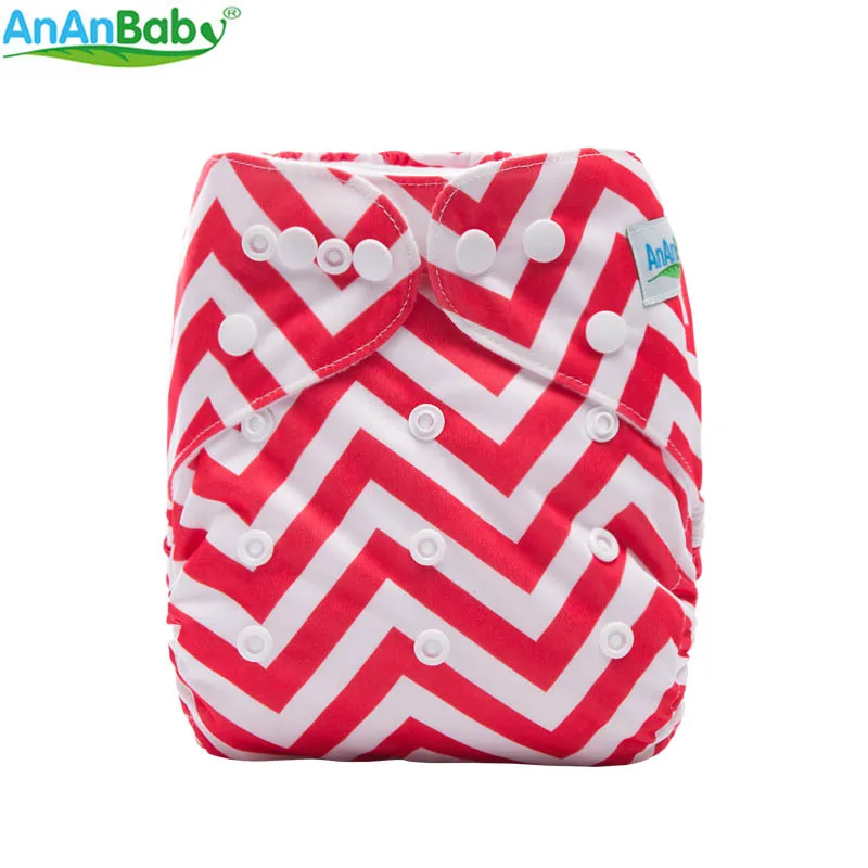 AnAnBaby New Prints Reusable Pocket Diaper Cover Washable Baby Pocket Diapers ECO Cloth Nappy For 3-13kg W Series