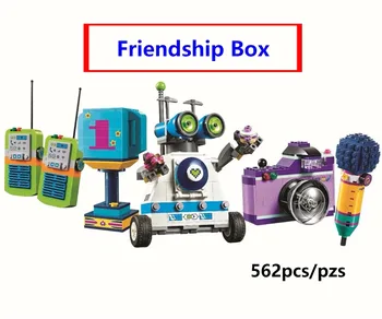 

2019 Princess Friendship Box Robot WALL E Building Blocks Model Kit Compatible with Lego Friends 41346 Toys Gift for Girl Kids