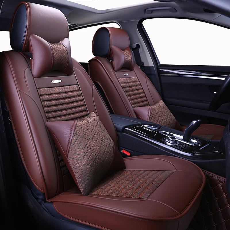 Auto Leather universal Car Seat Cover For Renault Kadjar Koleos Captur