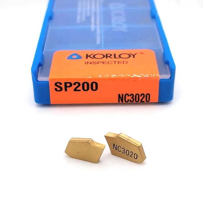 

10Pcs SP200 SP300 SP400 NC3020 PC9030 NC3030 Grooving Turning Tool Carbide inserts Cutter CNC lathe cutting tools Machine
