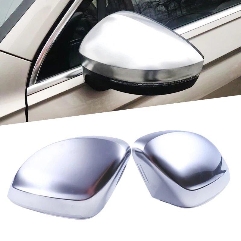 ABS Chrome Side Mirror Case Door Wing Mirror Cover Matt Cap Shell