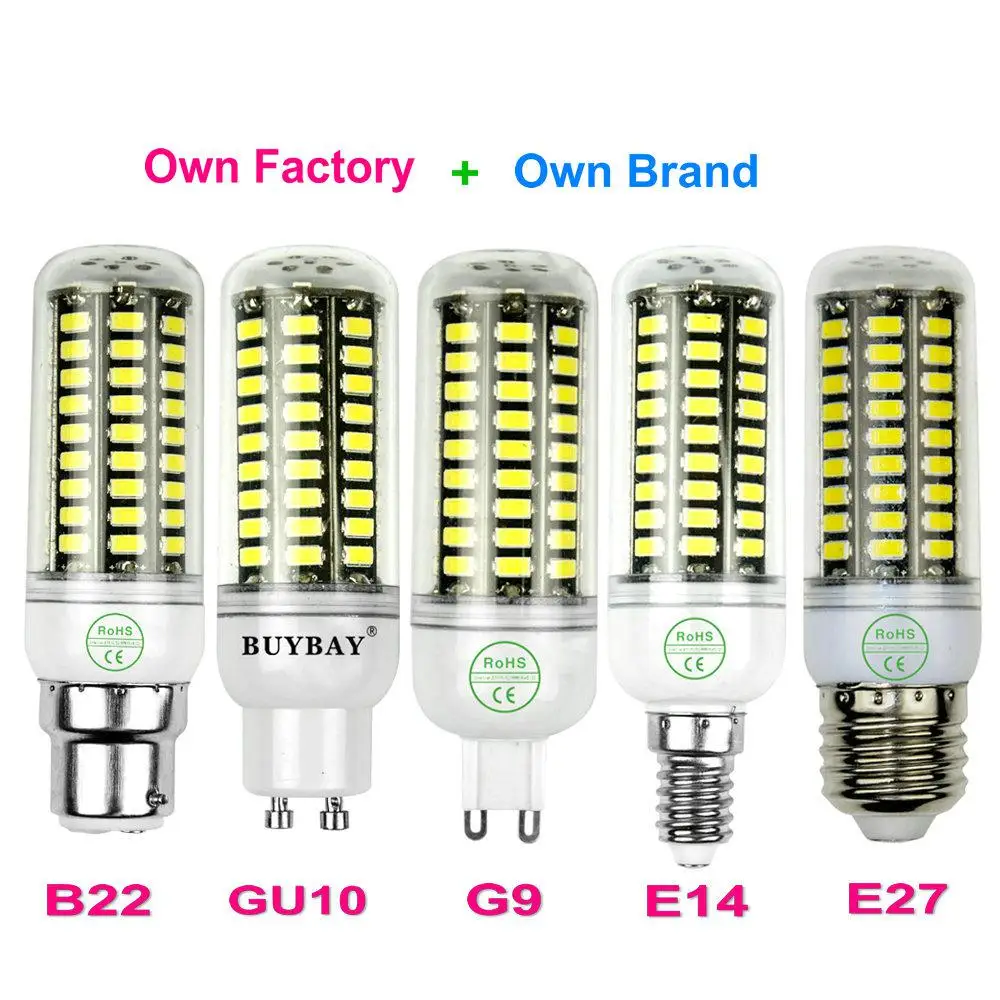 3w 4w 5w 7w 10w light bulb AC90 260V candle lights spotlight bulbs More