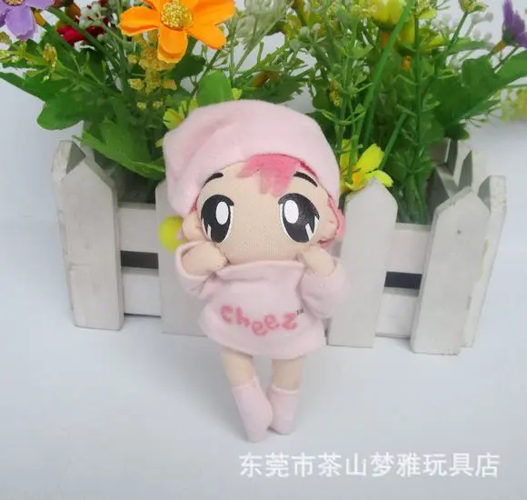

Original Japan Movie Chees Pink Girl Kawaii Cute Mini Plush Toy Doll Bag Pendant Birthday Gift