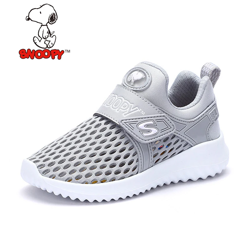 Snoopy/детская обувь Летние кроссовки из сетчатой ткани для мальчиков и девочек