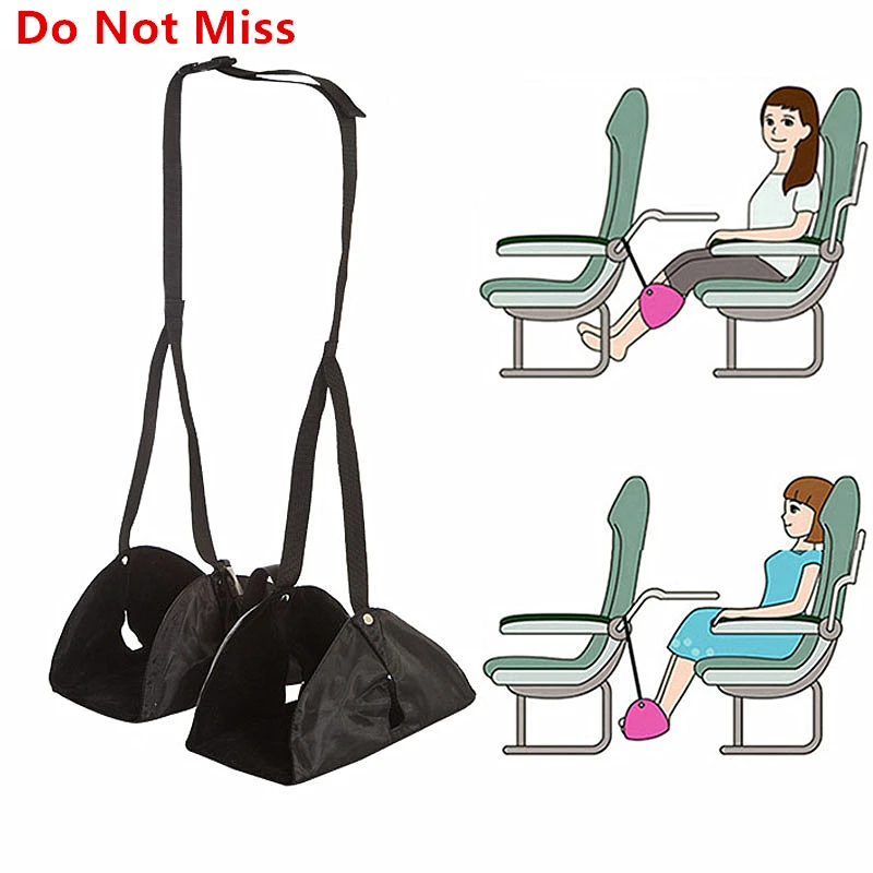 

Foot Rest Portable Travel Footrest Flight Carry-on Foot Rest Office Feet Rest Leg Hammock Travel Accessories Footrest Hammock