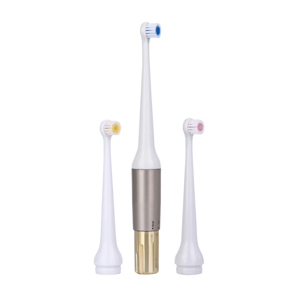 AZDENT Advanced Electric Toothbrush 3 Brush Heads Rotary Type Battery