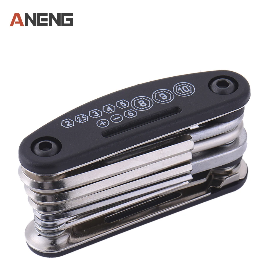 

16 in 1 Bike Bicycle Multifunction Repair Tool Kit Hex Socket Wrench Mountain Cycle Screwdriver Hand Tools Repair Kit