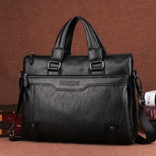 Männer Business Faux Pu-leder Laptop Aktentasche Männlichen Reise Messenger Schulter Portfolio Taschen Kausalen Lawer Handtasche Bolsa 14 Zoll