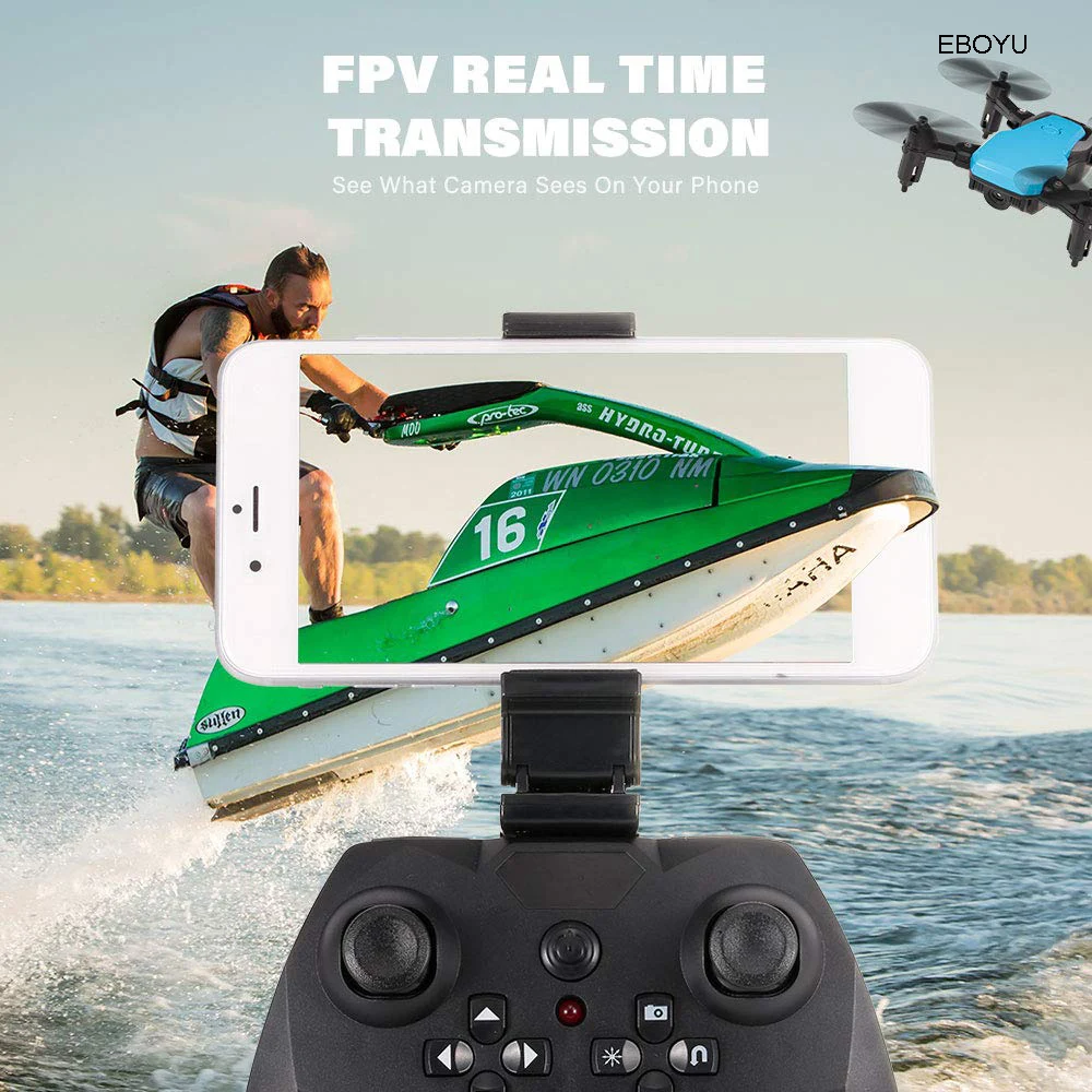 EBOYU SG800 Радиоуправляемый Дрон 720P/480P HD камера Wi Fi FPV жест Фото Видео удержание