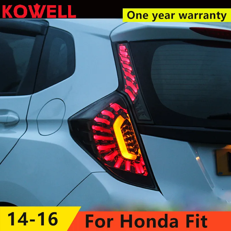 KOWELL Car Styling for Honda Jazz Fit TAIL Lights LED Tail Light LED