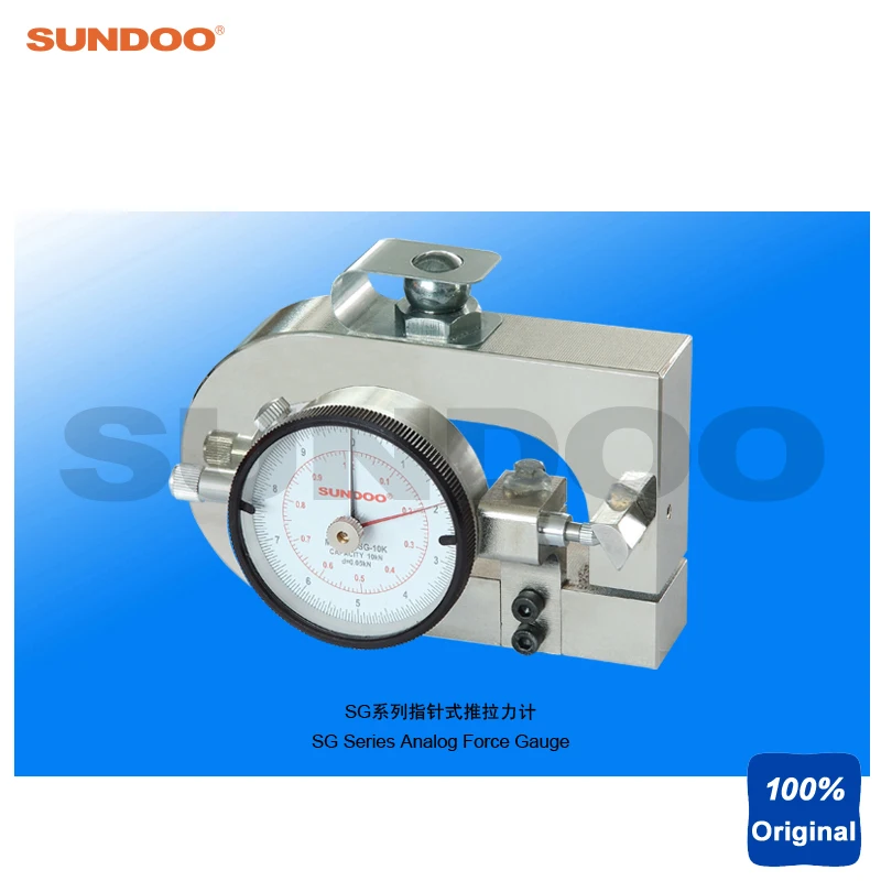 Sundoo SG 50KC 50KN Pointer Tension Force Gauge Push Pull Tester Meter