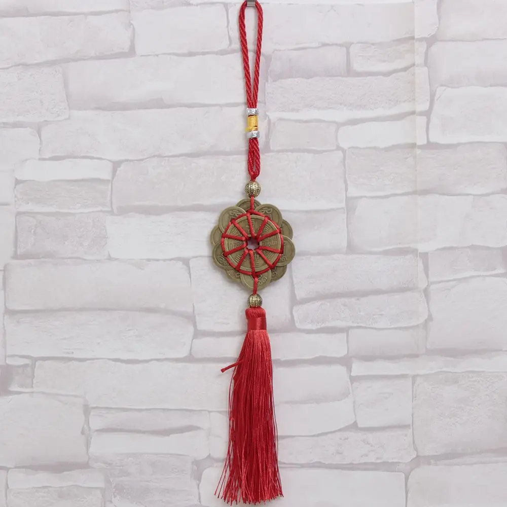 Red Chinese knot FENG SHUI Set Of 6 Lucky Charm Ancient I CHING Coins Prosperity Protection Good Fortune Home Car Decor Red Chinese knot FENG SHUI Set Of 6 Lucky Charm Ancient I CHING Coins Prosperity Protection Good Fortune Home Car Decor