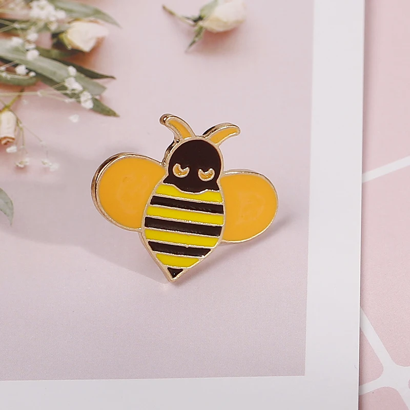 Медовая брошь броши в виде пчел & pins милый мультфильм животных пчела значки
