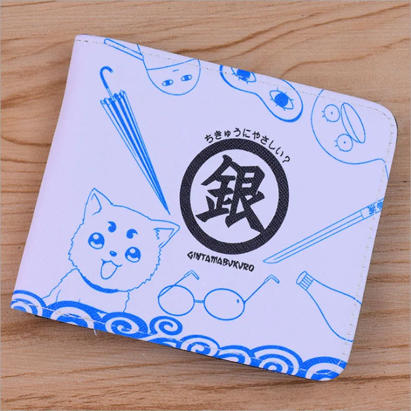 Аниме Gintama Sadaharu бумажник из искусственной кожи мульти держатель для карт