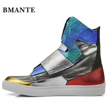 Китайская роскошная дизайнерская Модная брендовая повседневная мужская обувь с высоким берцем из натуральной кожи tenni krasovki хип-хоп raf ботинки для мужчин