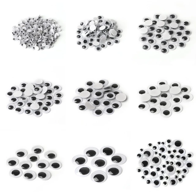 500pcs Black Wiggle Googly Eyes Googly Eyes For Crafts Craft Eyes