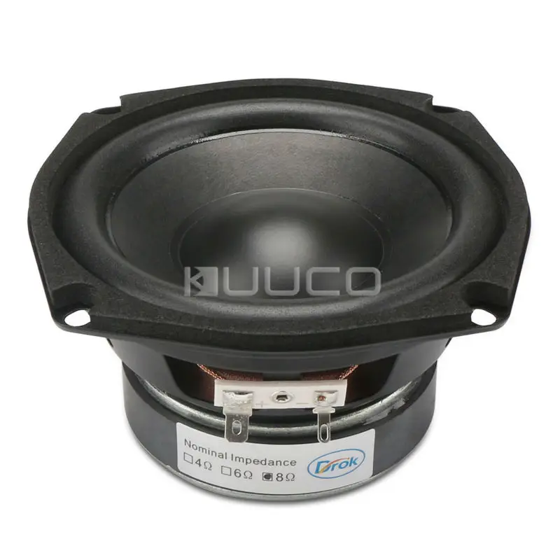 

Hi-Fi Stereo Loudspeaker 4.5-inch 8 ohms Shocking Bass Speaker 40W Woofer Speaker for multimedia speakers/DIY speakers