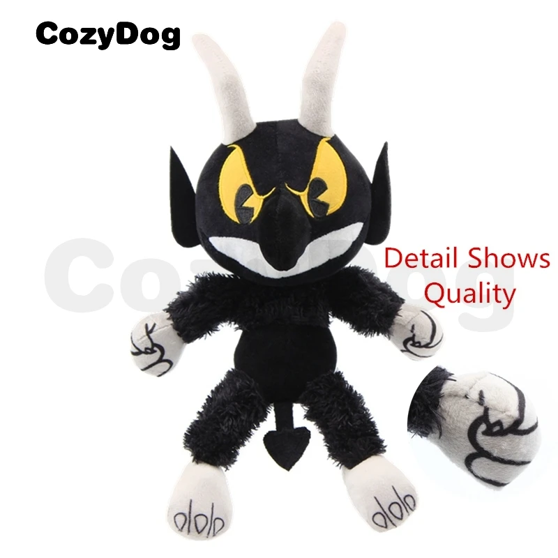 27 CM Hot Sale Devil Plush Toy Doll Game Cuphead Stuffed Toys for Children cuphead том 2 каверзные и колоссальные комиксы