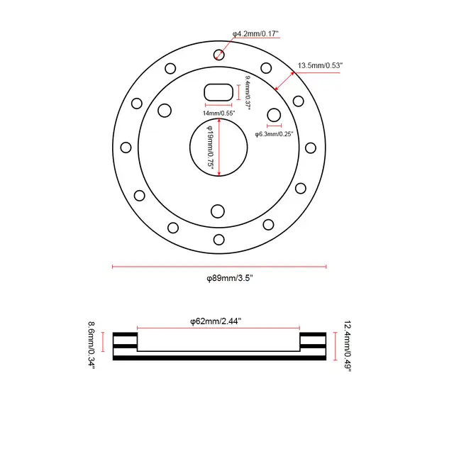 Grant Steering Wheel Adapter Chart