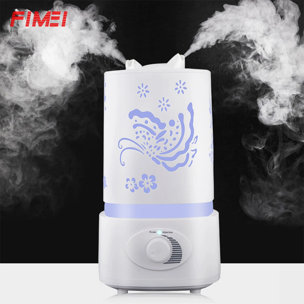 

Fimei 5 in 1 Multifunctional Ultrasonic Humidifier Aroma Humidifier Aroma Oil Diffuser Air Purifier Ioniser LED Light Lamp 1.5L