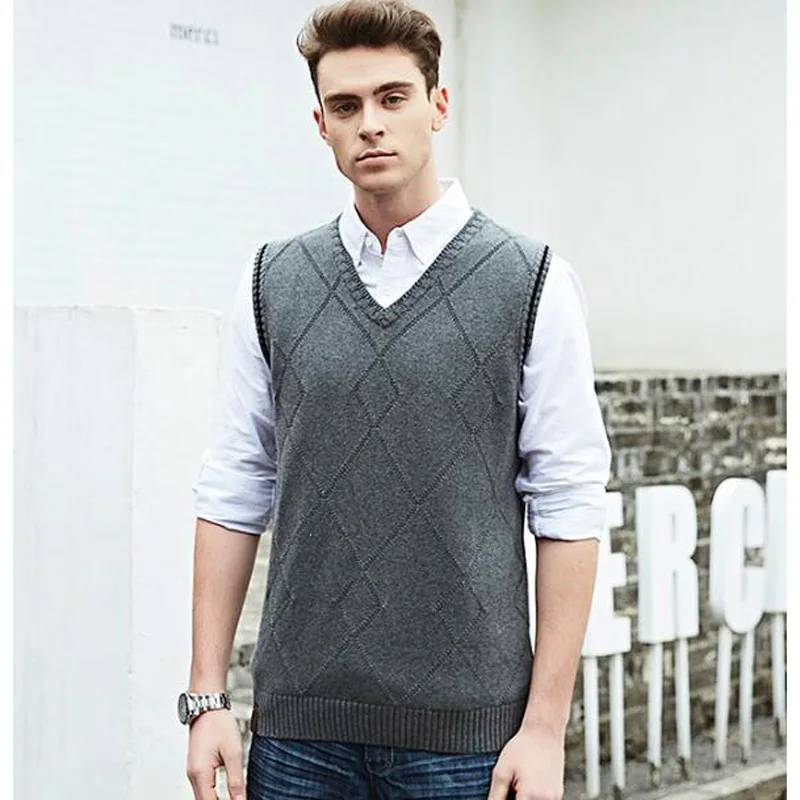 knitted vest mens