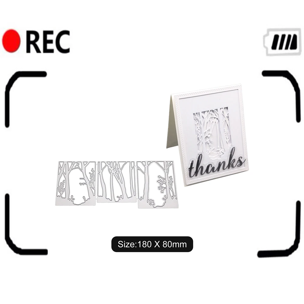 

Creative woods decoration background decoration METAL CUTTING DIES Stencil Scrapbooking Photo Album Card Paper Embossing Craft