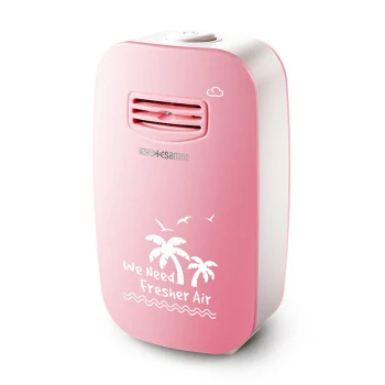 

Home Office Desktop Anion Oxygen Bar 12Million Negative Ion Generator PINK Mini Cute Sterilization Dust Cleaner