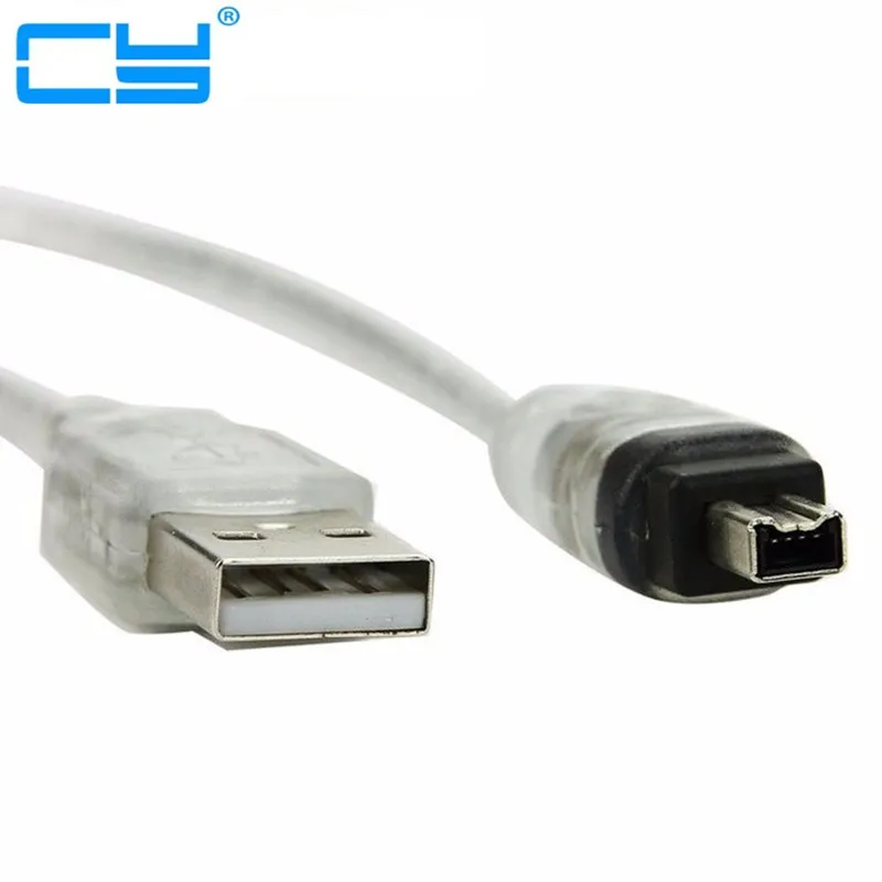 Usb кабель для подключения к разъему Firewire IEEE 1394 4 Pin Male iLink адаптер Шнур SONY DCR TRV75E DV