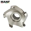 MANF фрезы KM12-50-22 63 мм Индексируемые фрезы для лица фрезы Фрезы головка индексируемая фреза для вставки карбида SEKT1204 ► Фото 1/6