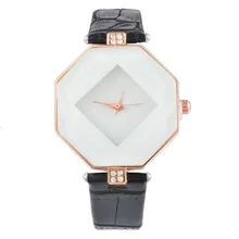 FUNIQUE Rhombus Woman Dress Fashion Casual Watches Crystal Quartz Watch Clock Ladies Female Wrist Watches Women
