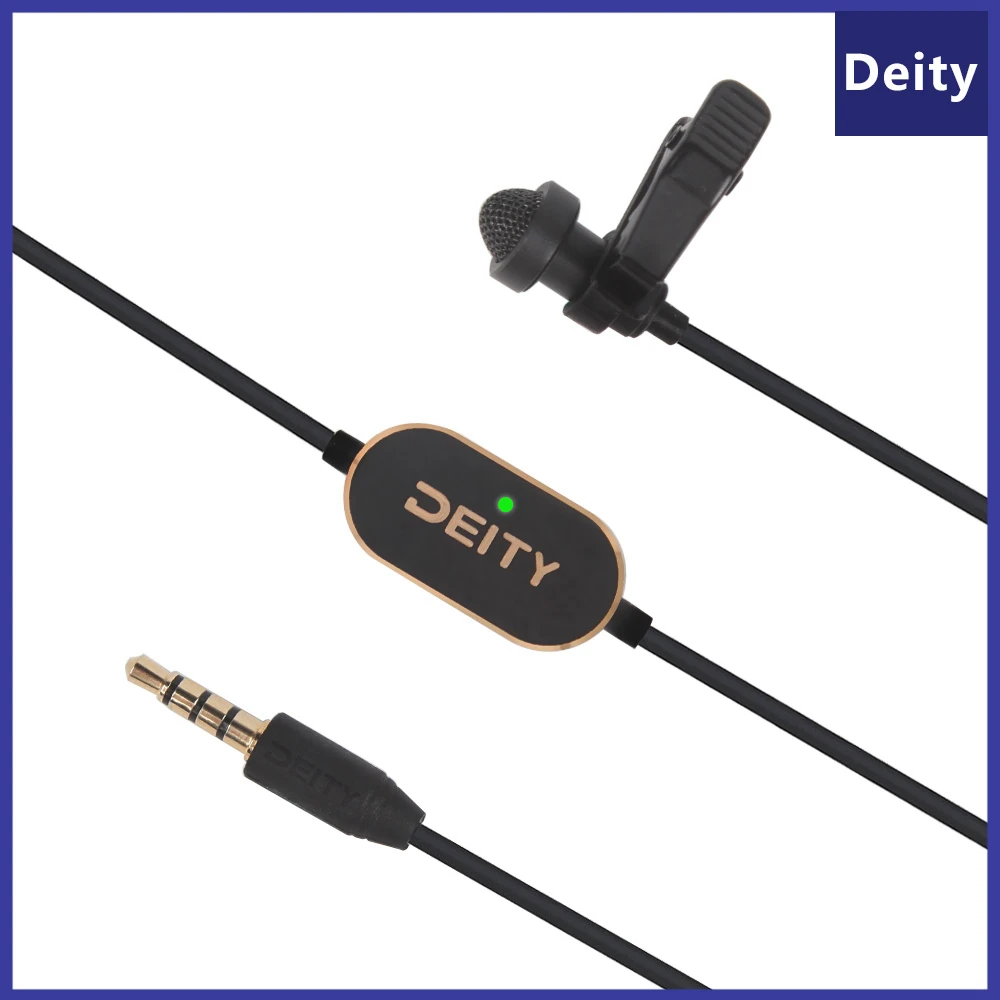

Deity V.Lav Microphone Professional Lavalier Omni-directional condenser microphone for Canon Nikon Sony Camera mic microphon MIC
