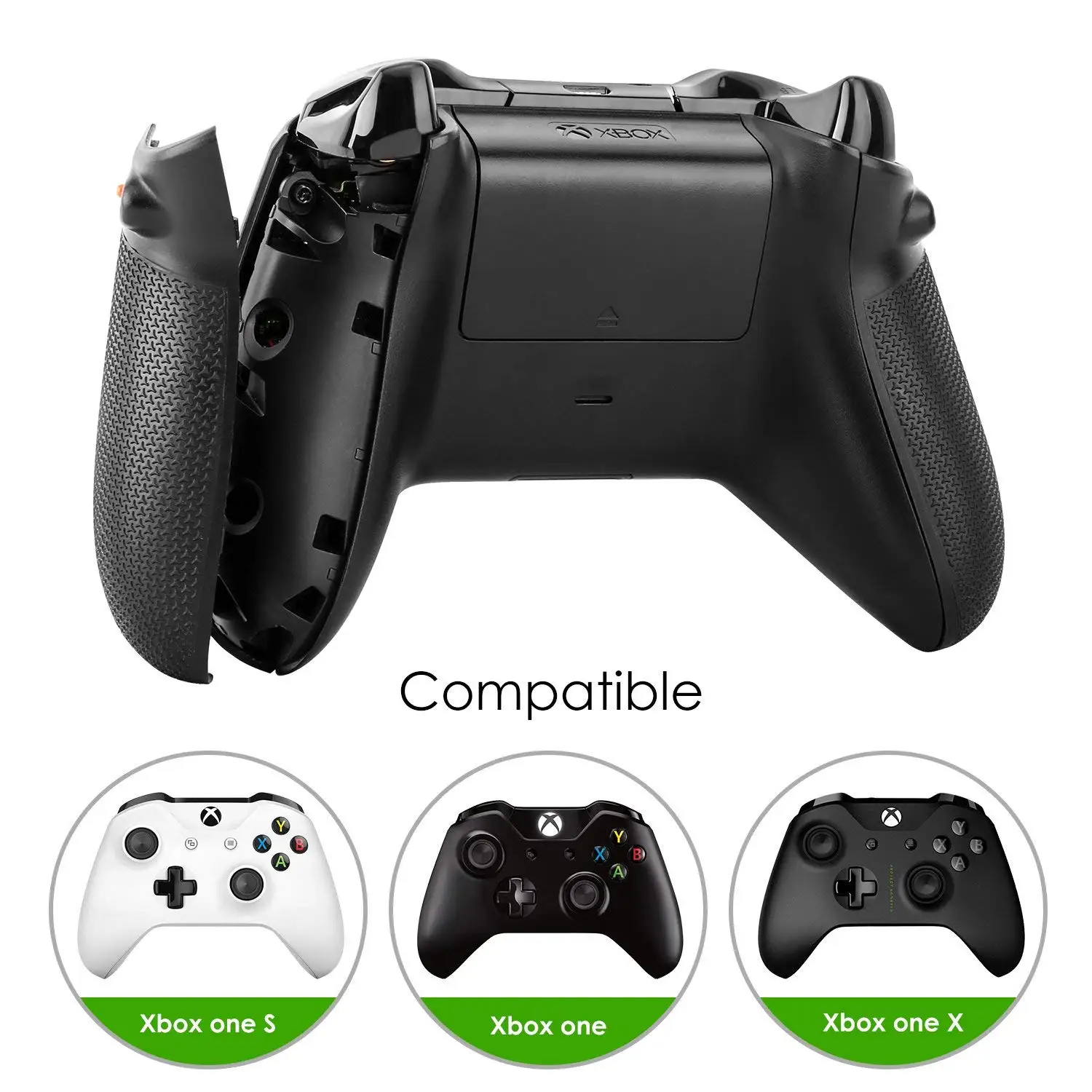 Trigger Grips for Xbox One Controller Quickshot for Xbox One, Xbox One S- Black