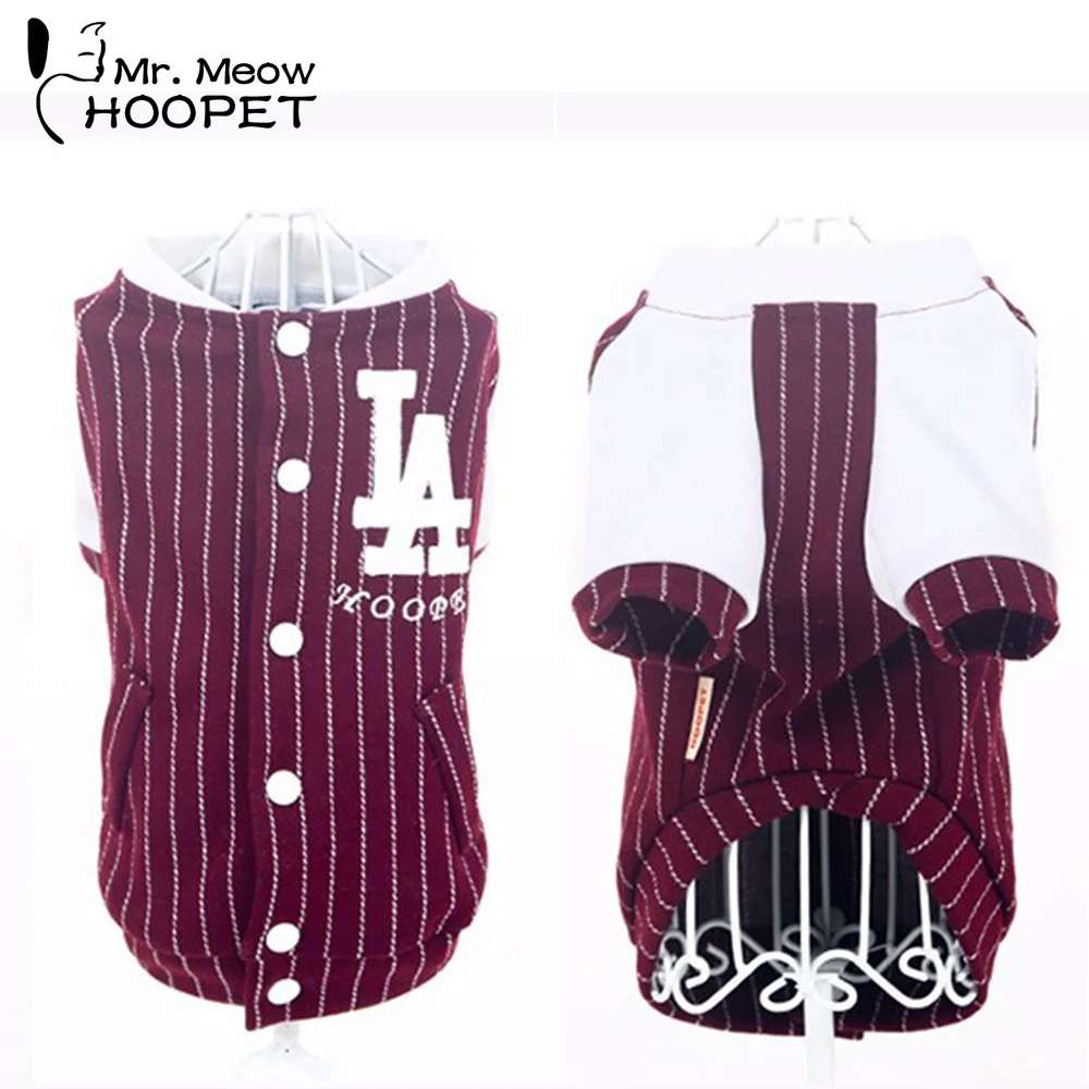 

Hoopet Dog Clothes Pet Clothes for Dogs Cat Spring Red Wine Hoodie Jacket Coat