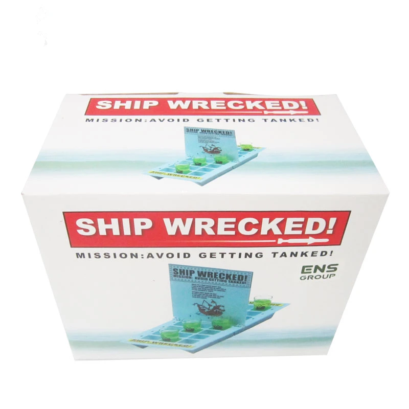 Вечерние настольные игры Intellect Fun корабль потертая Питьевая игра с 6 стеклами