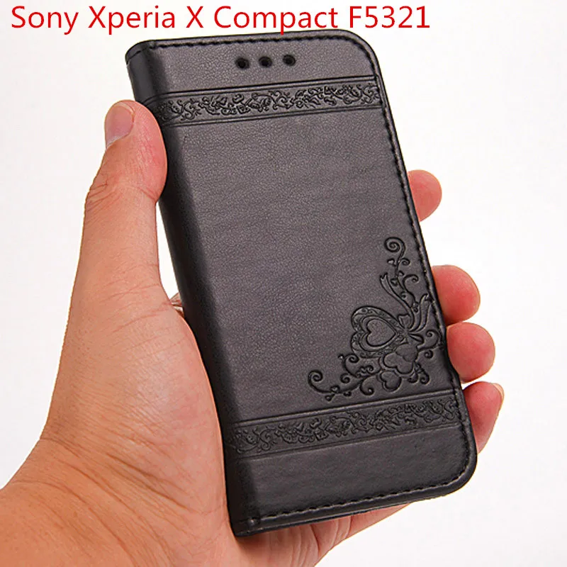 

EFFLE Wallet PU Leather Cover For Sony Xperia X Compact F5321 Case Flip Case Back Cover For Sony X Compact Case With Card Holder