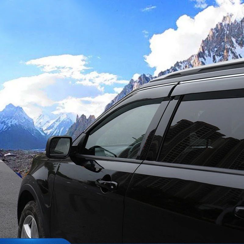 

Car Styling Window Visor Vent Shades Deflector Sun Rain Guard For Ford Explorer 2011-2018 auto accessories