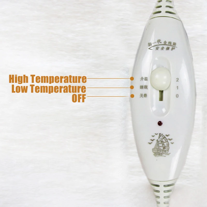 150x70 см водонепроницаемое зимнее электрическое одеяло, нагреватель 110 В, теплое одеяло с подогревом, термостат, электрическое нагревательное одеяло