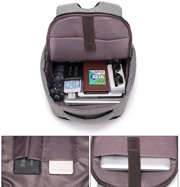 15 15.4 15.6 Inch with USB AUX Interface Nylon Notebook Laptop Backpack Bags Case for Men Women Student 15 15.4 15.6 Inch with USB AUX Interface Nylon Notebook Laptop Backpack Bags Case for Men Women Student
