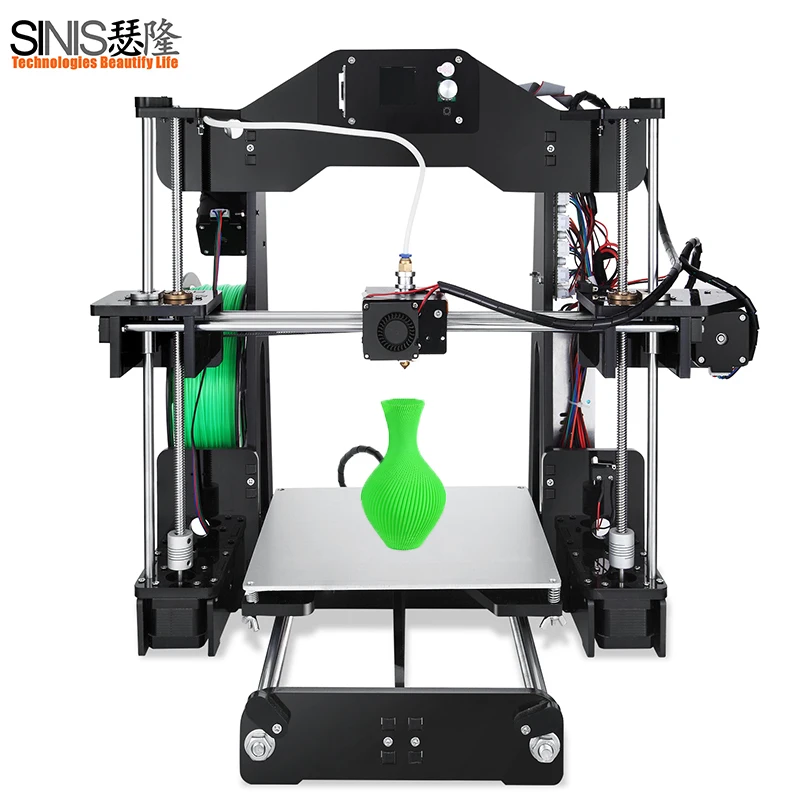 

Professional Sinis Tech Laser Engraver 3d Printer Cheap High Precision Multi Languages DIY Kit 3d Printers with Free Filament