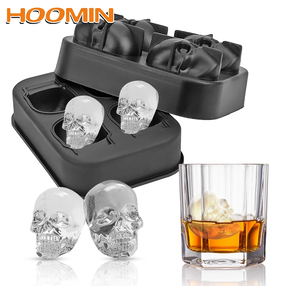 Форма для шоколада HOOMIN форма льда черепа 3D силиконовая крем сделай сам