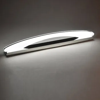 58 80 90 100 120CM Modern Wandlamp Led Wall light Stainless Steel Sconce Wall Lamp For Bathroom Mirror Front Light Bathroom Lamp classic bronze led bathroom mirror light arandelas vintage wall lamp lights for home bathroom wall sconce free shipping