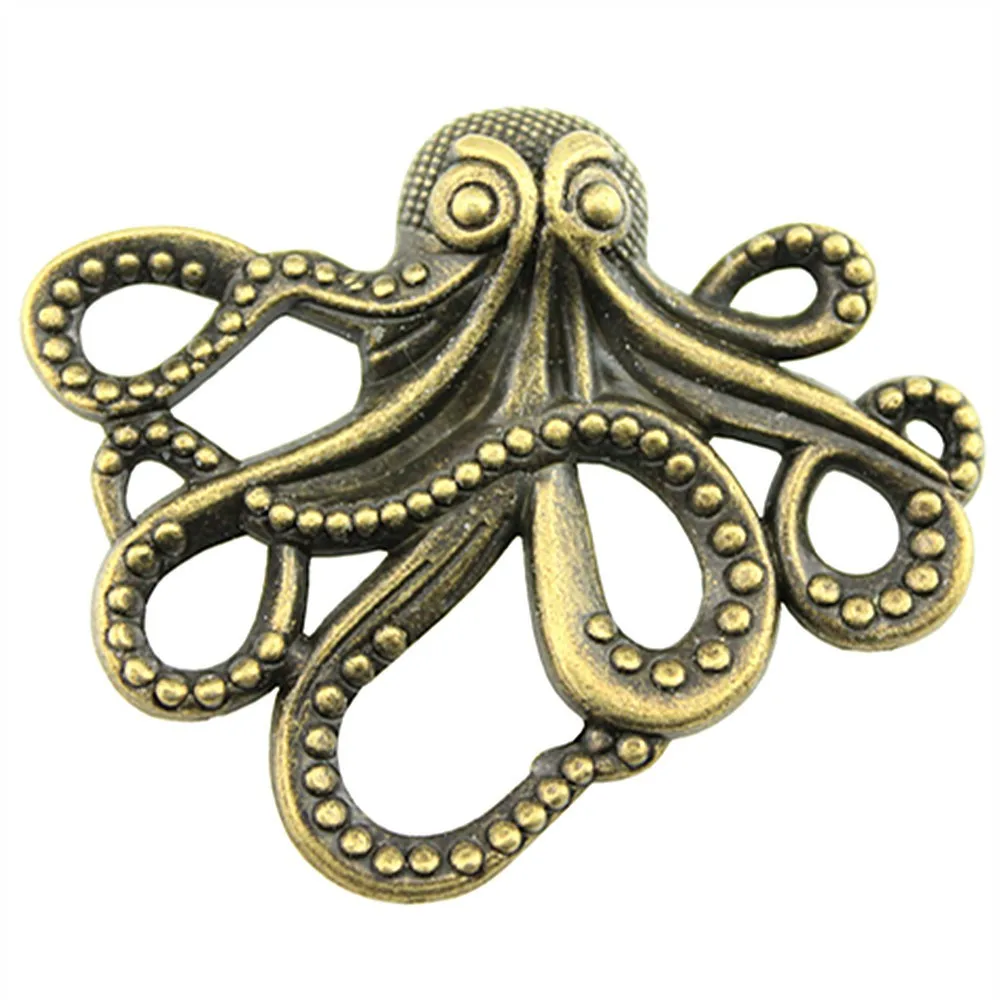 3pcs 35x42mm Octopus Pendant Charm Jewelry Accessories Charm Octopus 2