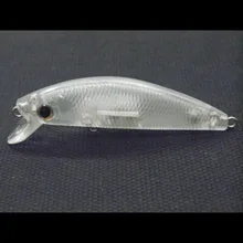 WLure 8 см тонущий Карп пресной воды блесна Джеркбейт пустые приманки 10 Количество неокрашенные рыболовные тела UPM219P10