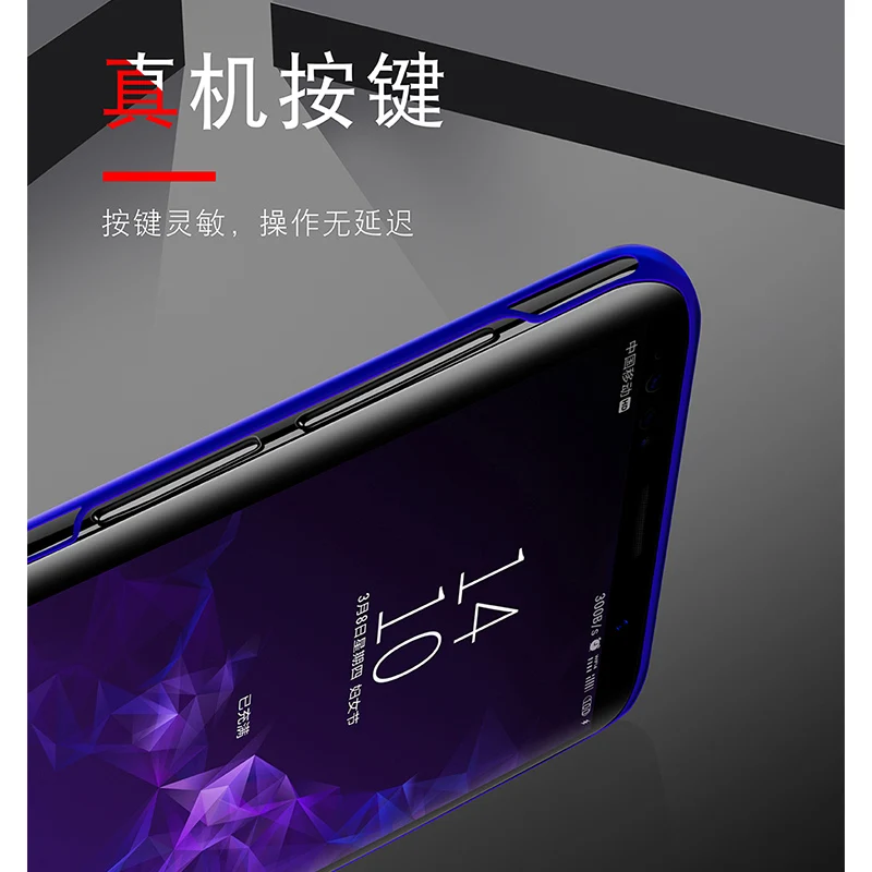 2 шт. футляр для samsung Galaxy S9 чехол силиконовая задняя крышка чехол для телефона для samsung Galaxy S9+ Прозрачный чехол из ТПУ