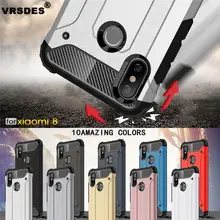 VRSDES Armor Case For Xiaomi Redmi Note 5 Pro Mi 8 6X 5X A1 A2Case Silicone